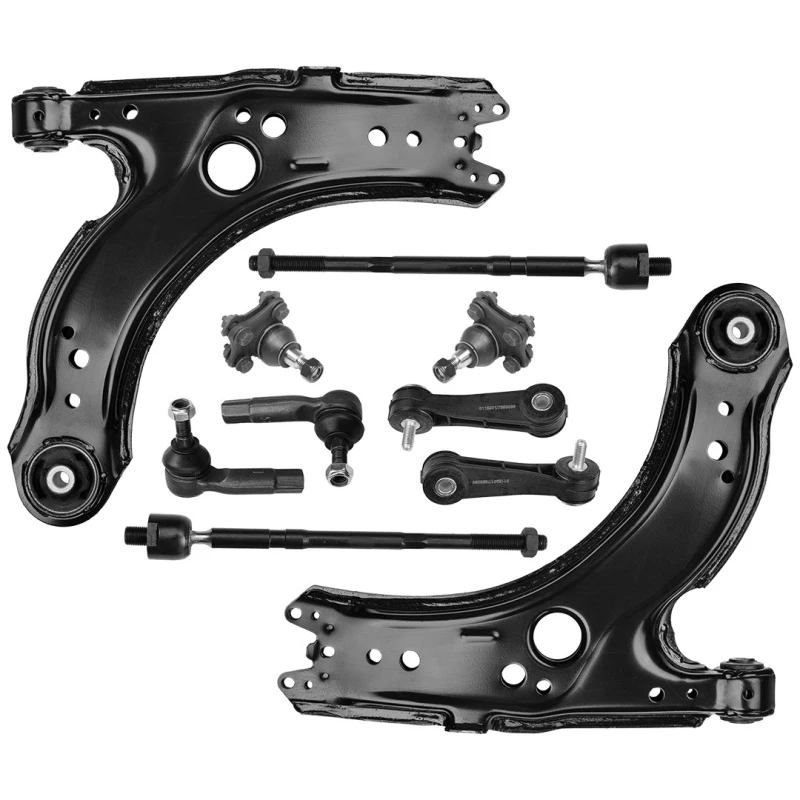 Image of RIDEX 2905L0039 Link Set, wheel suspension with ball joint, with fastening/mounting material, Front Axle Link Set,wheel suspension (2905)