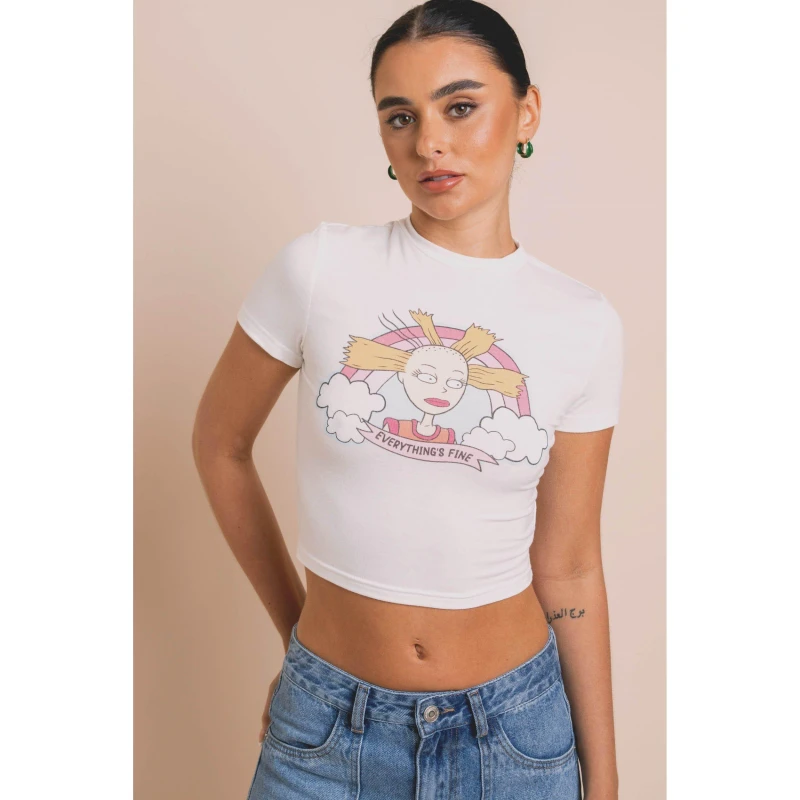 Image of Daisy Street Daisy Rugrats BbyT - White White 8