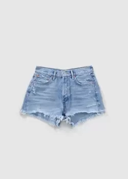 Image of Agolde Womens Parker Shorts In Swapmeet
