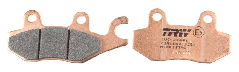 Image of TRW MCB615TRQ Brake pad set Sinter Track Racing Brake Pad Set,disc brake (402)