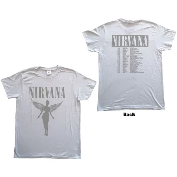 Image of Nirvana - In Utero Tour Unisex Large T-Shirt - White