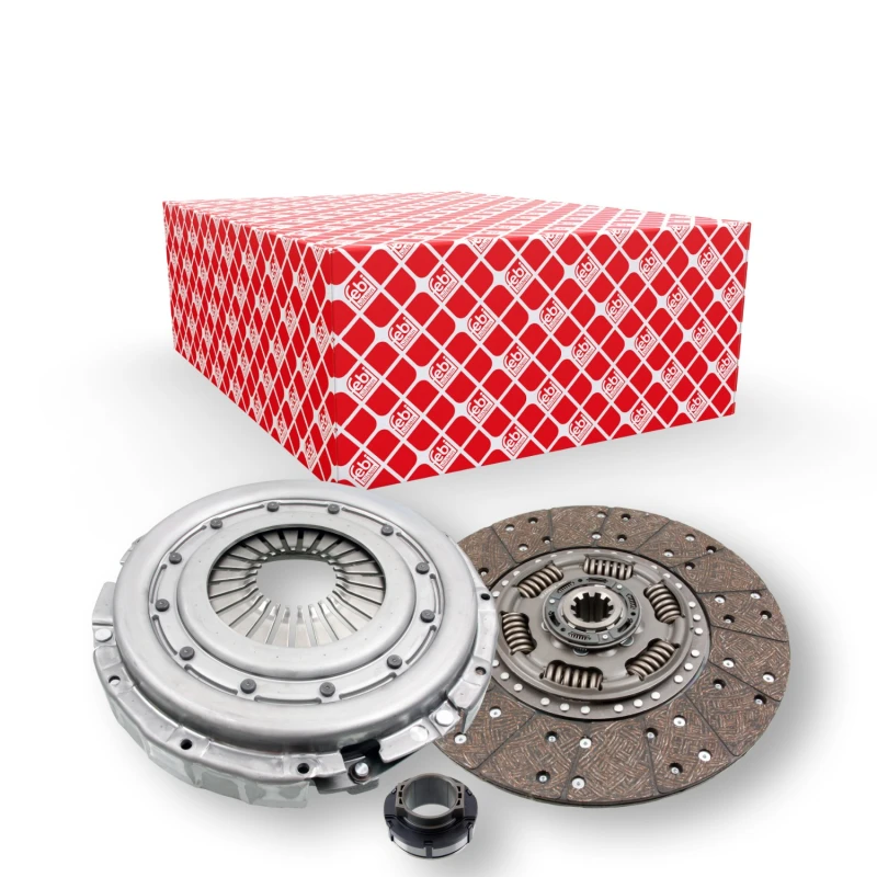 Image of FEBI BILSTEIN 172067 Clutch with synthetic grease, with clutch release bearing, three Piece Clutch Kit (479)