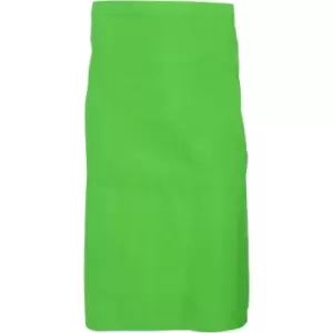 Image of Dennys Adults Unisex Catering Waist Apron With Pocket (Pack of 2) (One Size) (Zest) - Zest