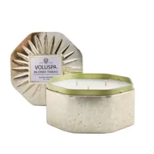 Image of Voluspa3 Wick Octagon Tin Candle - Blond Tabac 340g/12oz