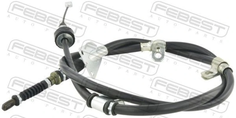 Image of Handbrake cable FEBEST 2299-PCSPORRH