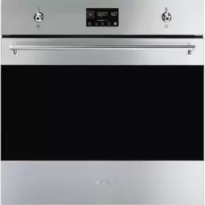 Image of SMEG Classic SO6302TX Built In Electric Single Oven - Stainless Steel - A+ Rated