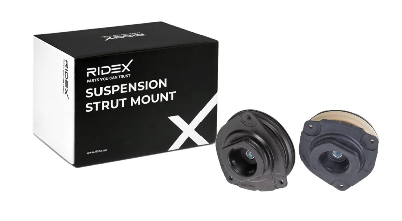 Image of RIDEX 1180S0930 Top strut mount Front Axle, with rolling bearing Suspension Strut Support Bearing (1180)