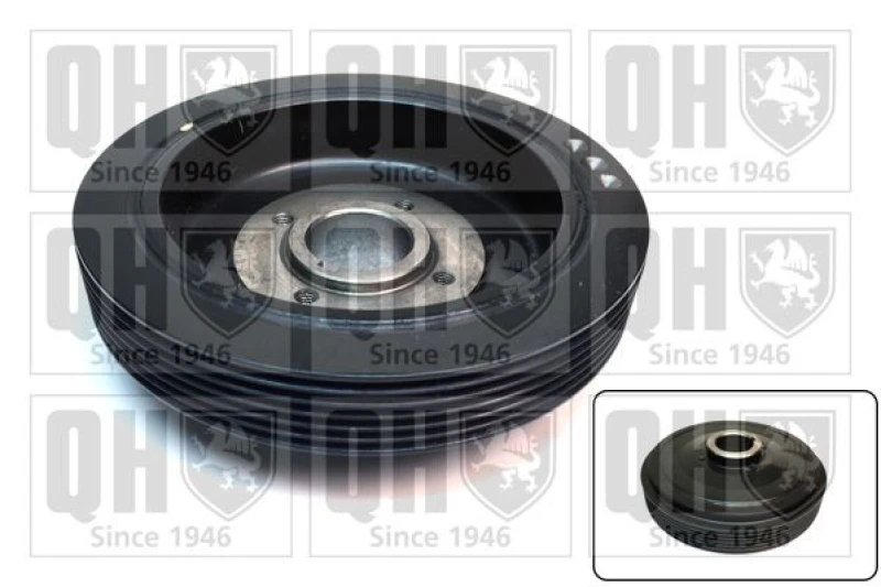 Image of QUINTON HAZELL Crankshaft pulley QUINTON HAZELL QCD34