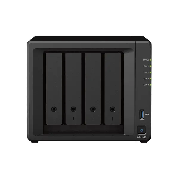 Image of Synology DiskStation DS923+ 4GB RAM with 40TB Installed Storage 4 Bay SATA Desktop NAS Storage DS923+/40TB-IW
