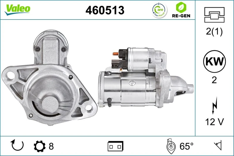 Image of Starter motor VALEO 460513