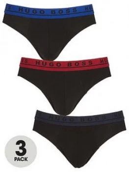 image of Hugo Boss 3 Pack Briefs Black Size M Men