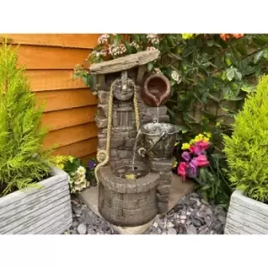 image of Tranquility Water Features - Rustic Jug Mains Powered Water Feature