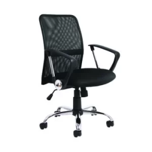 Image of Medium Back Nimbus Mesh Chair Black KF90930
