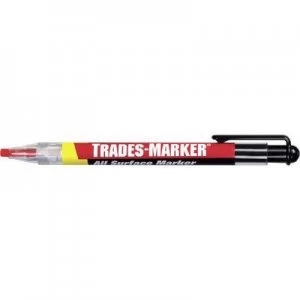 Image of Markal Trade Marker 96132 96132 Permanent marker Red 3.8mm /pack
