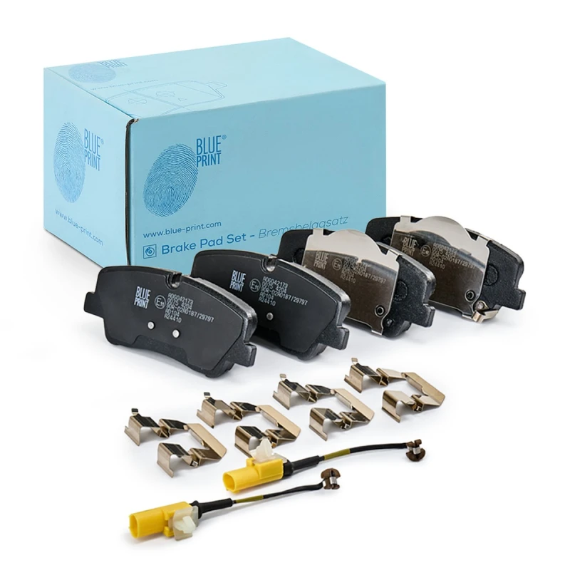 Image of Blue PRINT Brake pad set Blue PRINT ADG042173