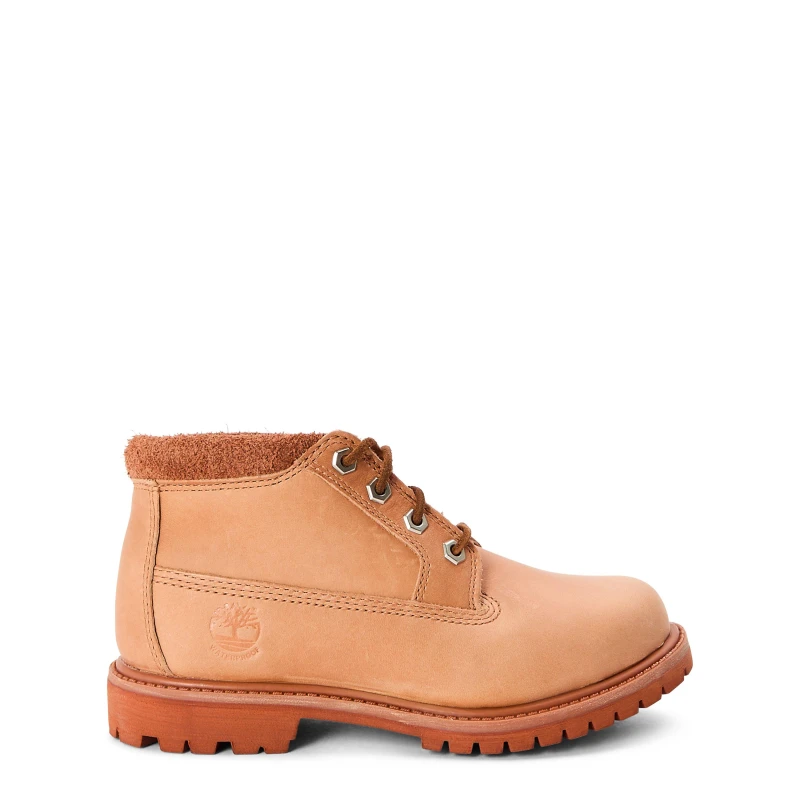 Image of Timberland - Nellie Mid Lace Up Waterproof Chukka Boot For Her in Light Red, Woman, Red, Size: 6