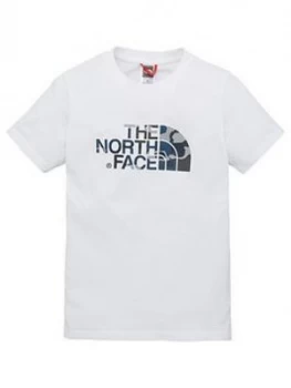 image of The North Face Boys Easy T-Shirt - White Camo