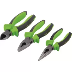 Image of Draper 3 Piece Soft Grip Pliers Set