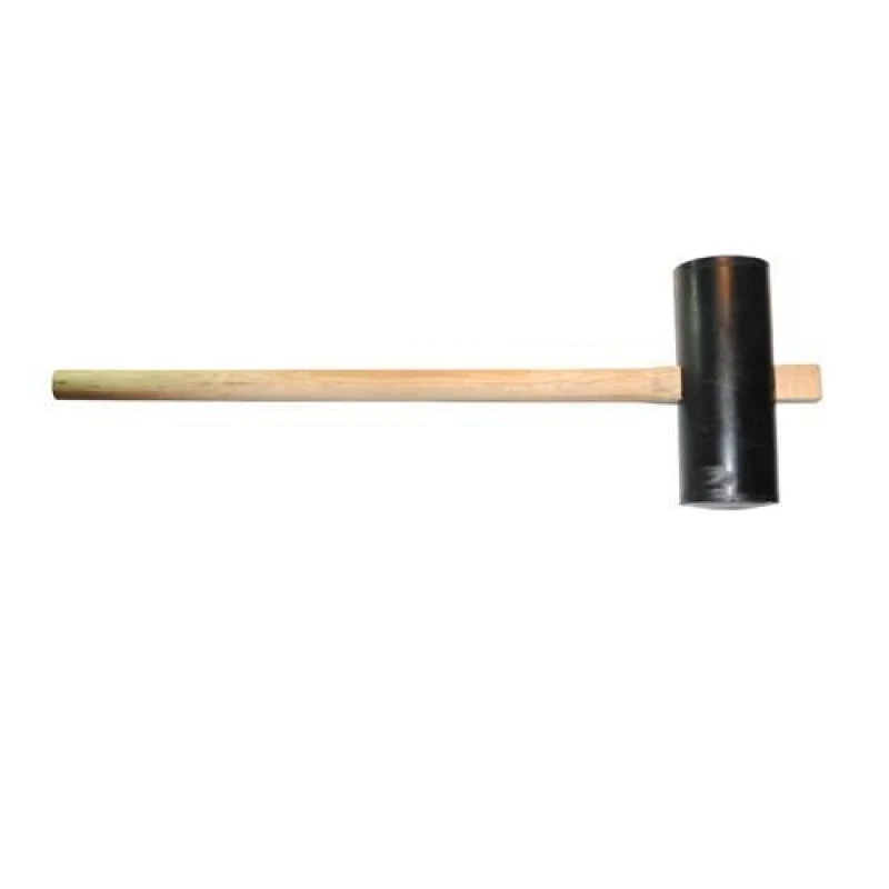 Image of Loops 16lb Rubber Maul Hammer Mallet Paving Concrete Kerbs Flagstone Tool Multi