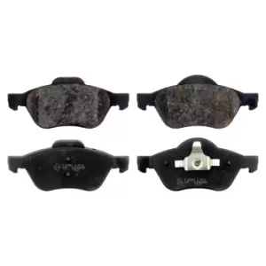 Image of Brake Pad Set ADR164209 by Blue Print front axle