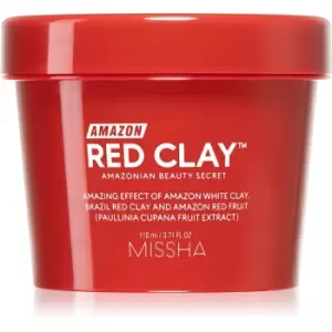 image of Missha Amazon Red Clay Oil-controlling and Pore-minimising Cleansing Mask With Clay 110 ml