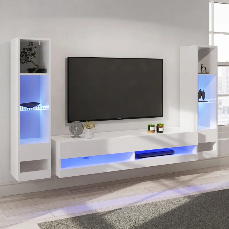 Image of GFW GFW Galicia 3 Piece Furniture Set with 150cm - White