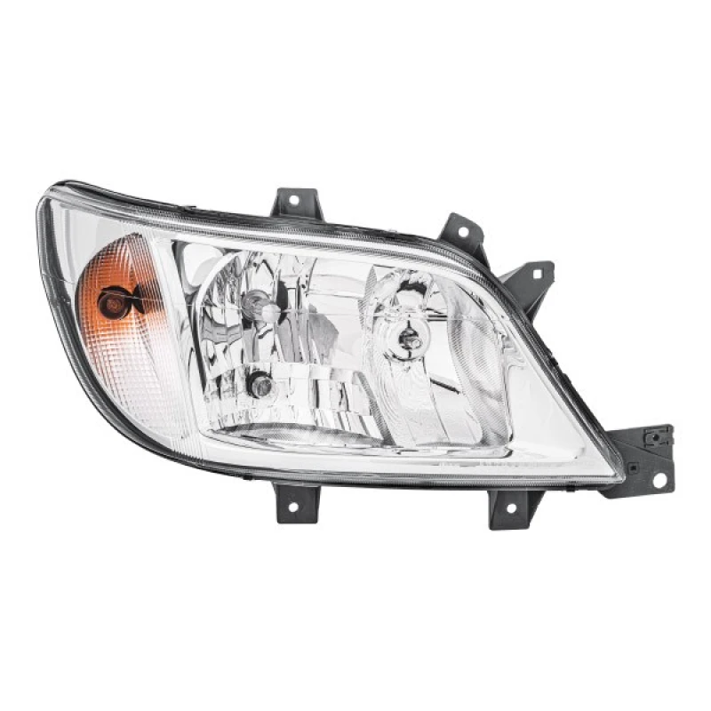 Image of HELLA 1EH 246 047-221 Headlights H3, Right, with motor for headlamp levelling, FF Headlight (259)