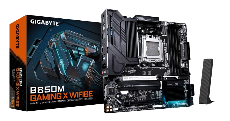 Image of Gigabyte B850M GAMING X WIFI6E AMD Ryzen AM5 DDR5 ATX Motherboard