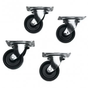 image of Middle Atlantic Products 5W rack accessory Castor wheels