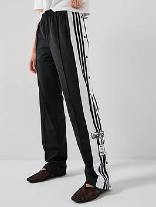 Image of adidas Originals Womens Adibreak Tracksuit Bottoms Black female 10 (S)