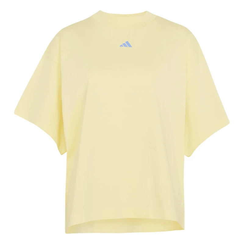 Image of Adidas Womens T-Shirt adidas Studio Boyfriend Jaune Female L