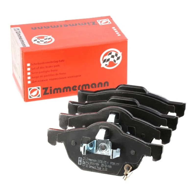 Image of ZIMMERMANN 23720.175.1 Brake pad set with acoustic wear warning, Photo corresponds to scope of supply Brake Pad Set,disc brake (402)