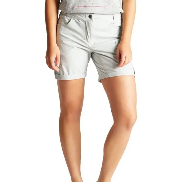 image of Dare 2B Womens Melodic II Water Repellent Walking Shorts 16 - Waist 32' (81cm) Argent Grey DWJ412-5QK-16