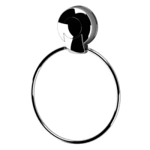 Image of Showerdrape Suctionloc Chrome Towel Ring