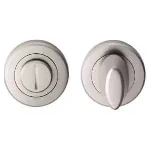 Image of Serozzetta Turn & Release on Concealed Fix Round Rose - Satin Chrome