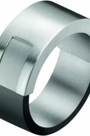 image of Mens Calvin Klein Stainless Steel Size T/U Magnet Ring KJ4DBR210110