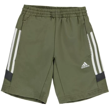 adidas Tri-Coloured Shorts Junior Boys - Green