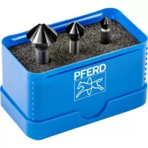 image of PFERD SET KES HSS DIN 335 C90° 3 HC-FEP 25202158 Countersink set HSS