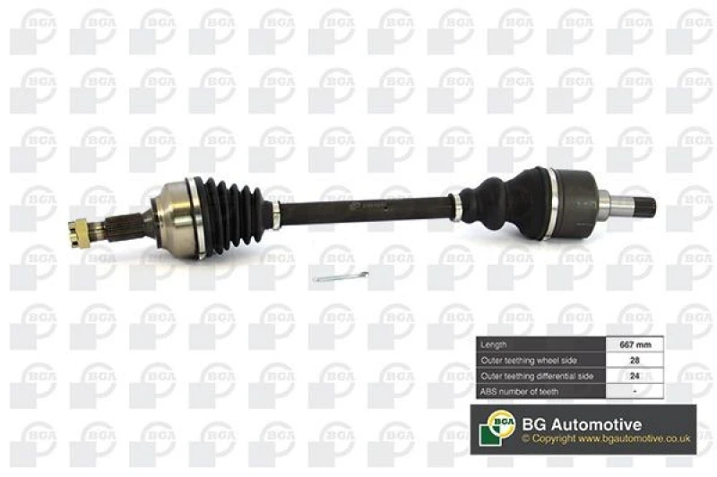 Image of BGA Drive shaft BGA DS6736L