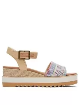 Image of TOMS Diana Sandal - Natural, Beige, Size 5, Women