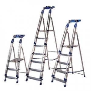 Image of Slingsby Blue Seal Ladder 4 Tread Aluminium 311494