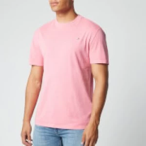 Image of Tommy Jeans Mens Sunfaded Wash T-Shirt - Rosey Pink - L