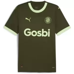 Image of Puma Girona Third Shirt 2023 2024 Adults - Green