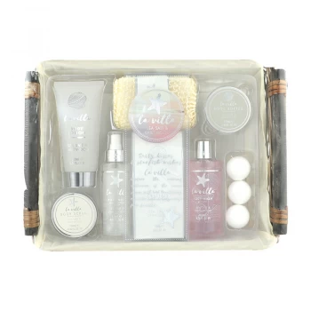 image of Style & Grace La Villa Home Spa Hamper Gift Set