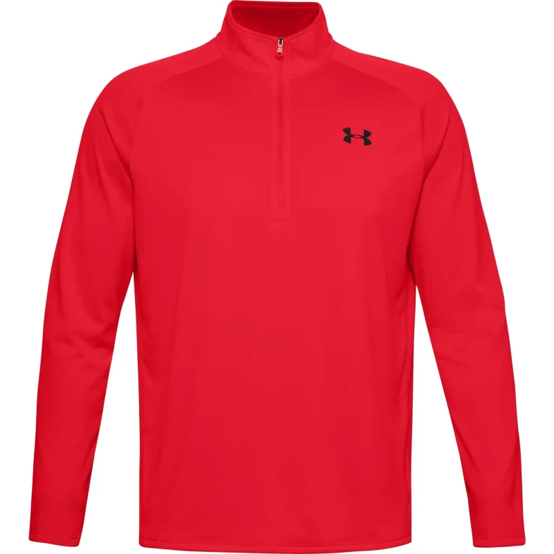 Image of Long-sleeved half-zip jersey Under Armour Tech Rouge Male 2XL