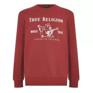 Image of True Religion Buddha Sweatshirt - Red
