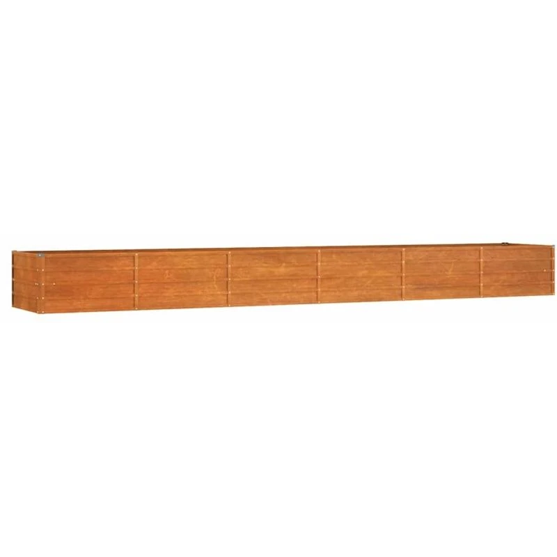 Image of VIDAXL Garden Raised Bed Rusty 480x80x45cm Corten Steel Vidaxl 8720287069898
