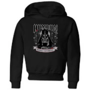 Image of Star Wars Darth Vader Humbug Kids Christmas Hoodie - Black - 11-12 Years