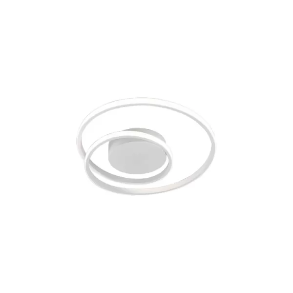 Image of Zibal Modern LED Semi Flush Light White Matt 3000K