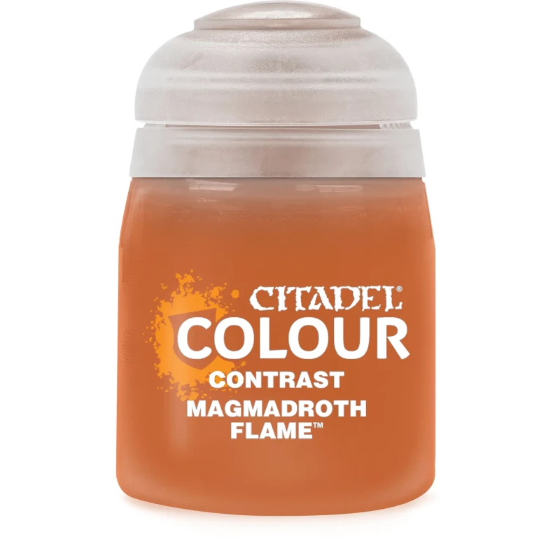 Image of Citadel Games Workshop Colour Contrast: Magmadroth Flame (18ml) Paint Multi